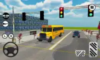 Città moderna Scuolabus autista: Impara a guidare Screen Shot 5