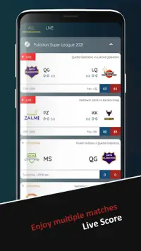 Cricket Exchange Pro - Live Score Line Screen Shot 0