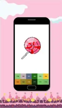 pixel art app : candy crush color by number games Screen Shot 1