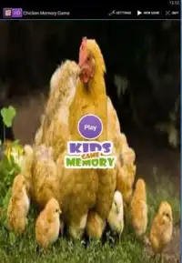 Chicken Memory Game Screen Shot 1
