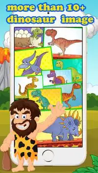 恐竜の パズル ゲーム - プリスクール Screen Shot 1