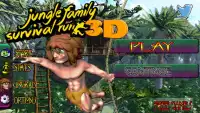 Jungle Family Survival Run 3D Screen Shot 0