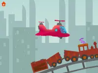 恐竜ヘリコプター – 子供用飛行機ゲーム Screen Shot 15