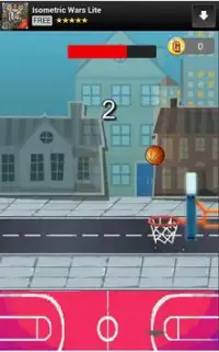 Basketball Bouncy Hoops Screen Shot 2