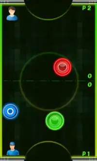 Glow Hockey : MultiPlayer Screen Shot 4