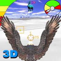 Bird flying simulator 3D Eagle