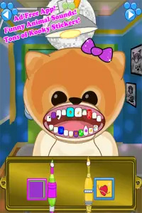 Celebrity Dentist Pets Animal Doctor Fun Pet Game Screen Shot 0
