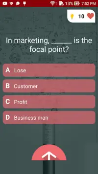 Marketing Finance Quiz Screen Shot 1