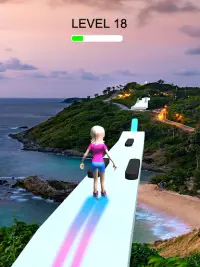 Fantasy Skater Slide: Swipe Fun Game Screen Shot 0