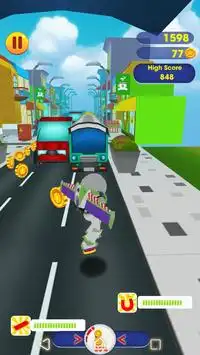 Buzz Subway LightYear Runner Adventure Game Screen Shot 5