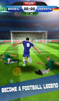 Футбольные игры: лучшая оффлайн игра Screen Shot 5