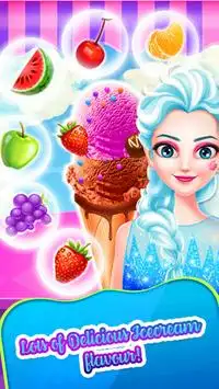 Ice cream truck games for Girls - Frozen Dessert Screen Shot 2