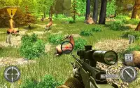 Juego de caza del ciervo: Jungle Safari Sniper Screen Shot 0