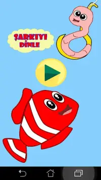 Kırmızı Balık Şarkısı için Çocuk Oyunu Screen Shot 0