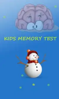 kids memory test Screen Shot 1