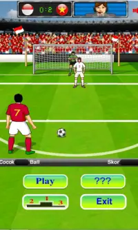 Juara Indonesia - Tendangan bebas sepak bola Screen Shot 0