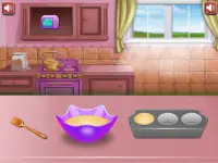 Cupcakes Baking - Pembuat Cupcake Dan Game Memasak Screen Shot 1