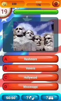 História Americana Quiz Jogo Screen Shot 3