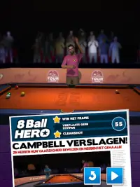 8 Ball Hero – Poolbiljart-puzzelspel Screen Shot 15