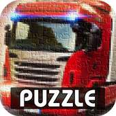 Jigsaw Puzzle Scania Truck Top