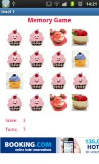 Cupcake Memory Screen Shot 3