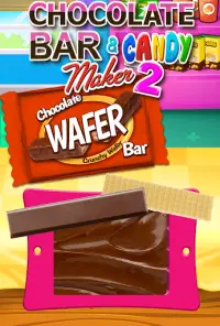 Chocolate Candy Bars Maker & Chewing Gum Games Screen Shot 1