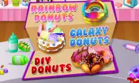 Rainbow Donut Kek Ekranı Chef Screen Shot 1