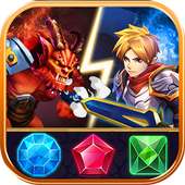 Kim cuong - War of hero - match 3 puzzle rpg