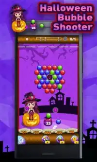 Halloween Bubble Shooter Screen Shot 1