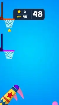 Flipper Dunk Launcher basketball Screen Shot 4