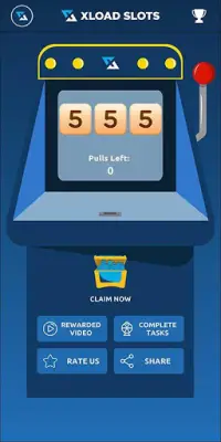 XLOAD Slots - Get Free Mobile Top-up Screen Shot 0