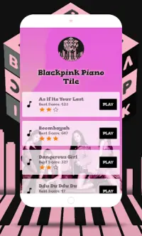 Blackpink Piano Tiles Game Screen Shot 1