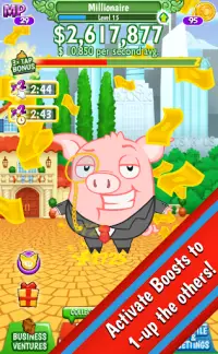 Capitalist Pigs 🐷 Idle Clicker Screen Shot 2