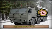 Army Truck Driver Cargo 3d Screen Shot 2