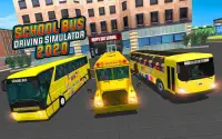 School Bus Pagmamaneho Simulator 3D - 2020 Screen Shot 0