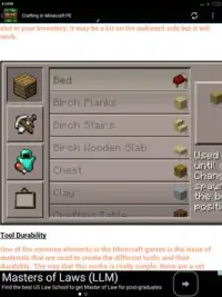 Crafting Guide For Minecraft Screen Shot 1