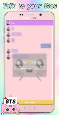 BTS Messenger! Chat Simulation Screen Shot 2