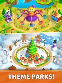 Funtown: Match 3 & Theme Parks Screen Shot 11