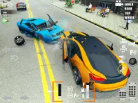 Car Crash Racing Sim 3D: Real Driving School Screen Shot 16