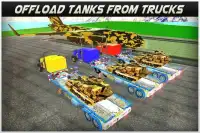 Militär Tanks Transporter Jet: Fracht Armee Tanks Screen Shot 3