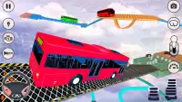 Impossible Bus Driving Sky Tracks - Bus  Games Screen Shot 0