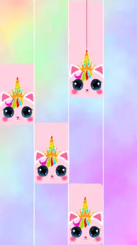 Cat Unicorn Piano Tiles 2020: kpop Music Game Screen Shot 0