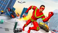 Flying Robot Games: Super Hero Screen Shot 5