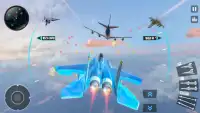 ジェット戦闘機の平面3D - 空の空の戦闘機Sim 2017 Screen Shot 12