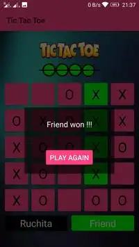 Tic Tac Toe Multiplayer Screen Shot 4