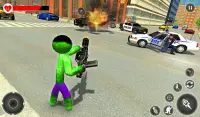 Amazing Green Rope Hero - Grand Vice Town Screen Shot 4