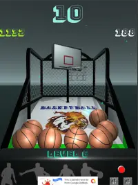 बास्केटबॉल - 3 डी Screen Shot 1
