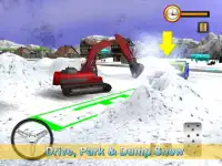 Nieve Rescate Excavadora Sim Screen Shot 7