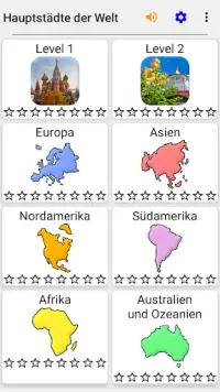 Hauptstädte aller Länder der Welt: Geographie-Quiz Screen Shot 2