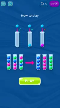 Ball Sort Color Water Puzzle game Screen Shot 2